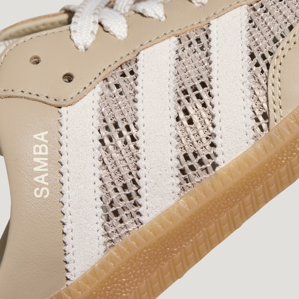 Sizing (W) adidas 愛迪達 Samba Mule 穆勒鞋 米色「Beige Off White Gum」 HP5051