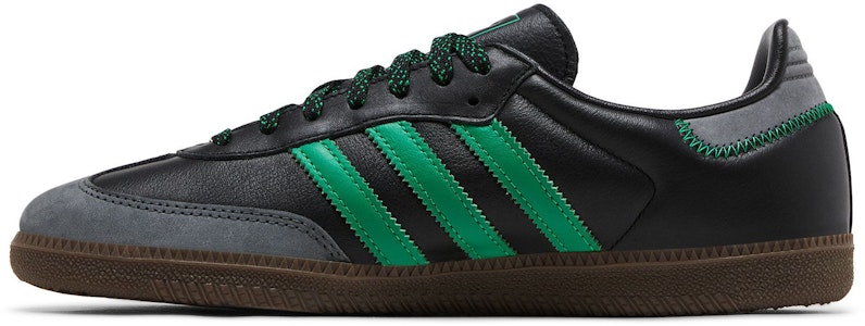 adidas originals SAMBA OG 舒適百搭 防滑耐磨 低幫 板鞋 男女同款 綠灰色 Lookbook adidas originals SAMBA OG 舒適百搭 防滑耐磨 低幫 板鞋 男女同款 綠灰色