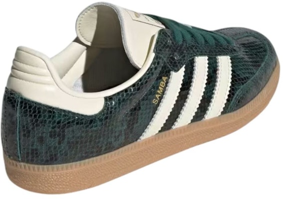 (Women) adidas Samba OG 'Collegiate Green Gum Snakeskin' JR8848 Details for (Women) adidas Samba OG 'Collegiate Green Gum Snakeskin' JR8848