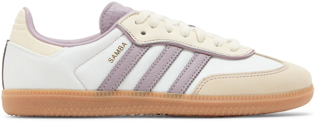 (Women) adidas Samba OG 'Cream White Preloved Fig' IE1417 Buy (Women) adidas Samba OG 'Cream White Preloved Fig' IE1417
