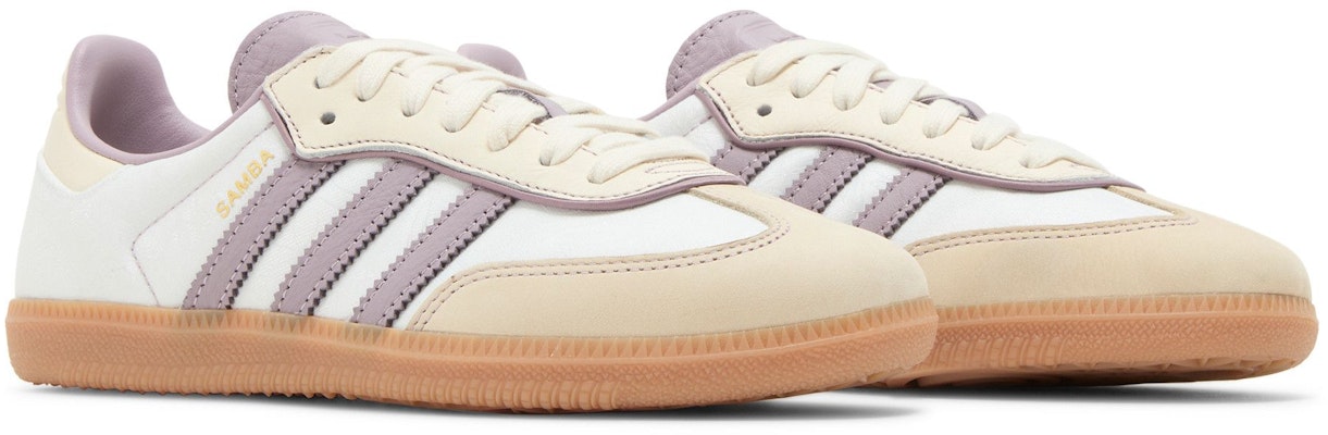 (Women) adidas Samba OG 'Cream White Preloved Fig' IE1417 Cheap (Women) adidas Samba OG 'Cream White Preloved Fig' IE1417