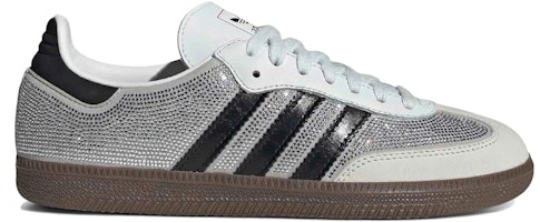 (Women) adidas Samba OG 'Crystal White Rhinestones' IH9055 (Women) adidas Samba OG 'Crystal White Rhinestones' IH9055