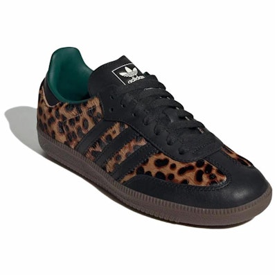 (Women) adidas Samba OG 'Leopard Pack - Collegiate Green' JI2735 Lookbook (Women) adidas Samba OG 'Leopard Pack - Collegiate Green' JI2735