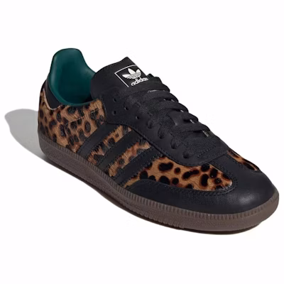 (Women) adidas Samba OG 'Leopard Pack - Collegiate Green' JI2735 Lookbook (Women) adidas Samba OG 'Leopard Pack - Collegiate Green' JI2735