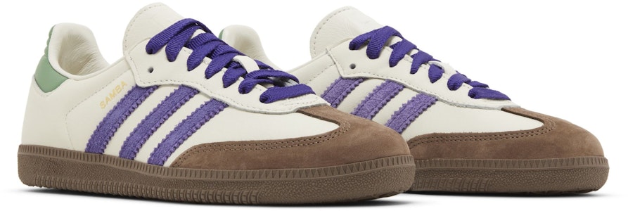 (W) 아디다스 삼바 OG '오프 화이트 퍼플 그린' ID8349 Cheap (W) 아디다스 삼바 OG '오프 화이트 퍼플 그린' ID8349