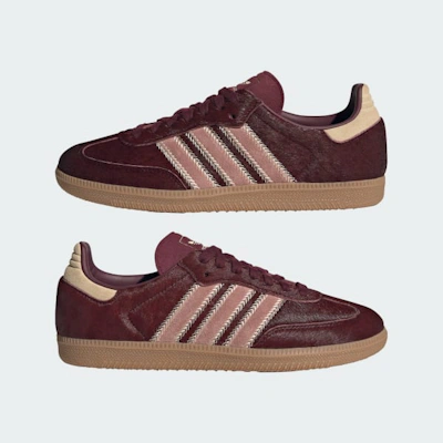 (Women) adidas Samba OG 'Pony Hair Pack - Maroon'