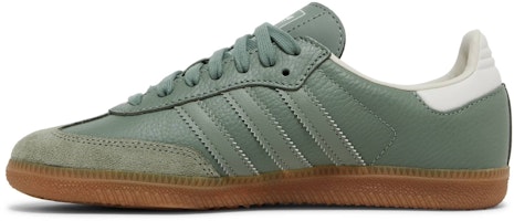 (Women) adidas Samba OG 'Silver Green Gum' IE7011 Lookbook (Women) adidas Samba OG 'Silver Green Gum' IE7011