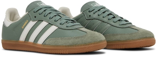 (Women) adidas Samba OG 'Silver Green Gum' IE7011 Cheap (Women) adidas Samba OG 'Silver Green Gum' IE7011
