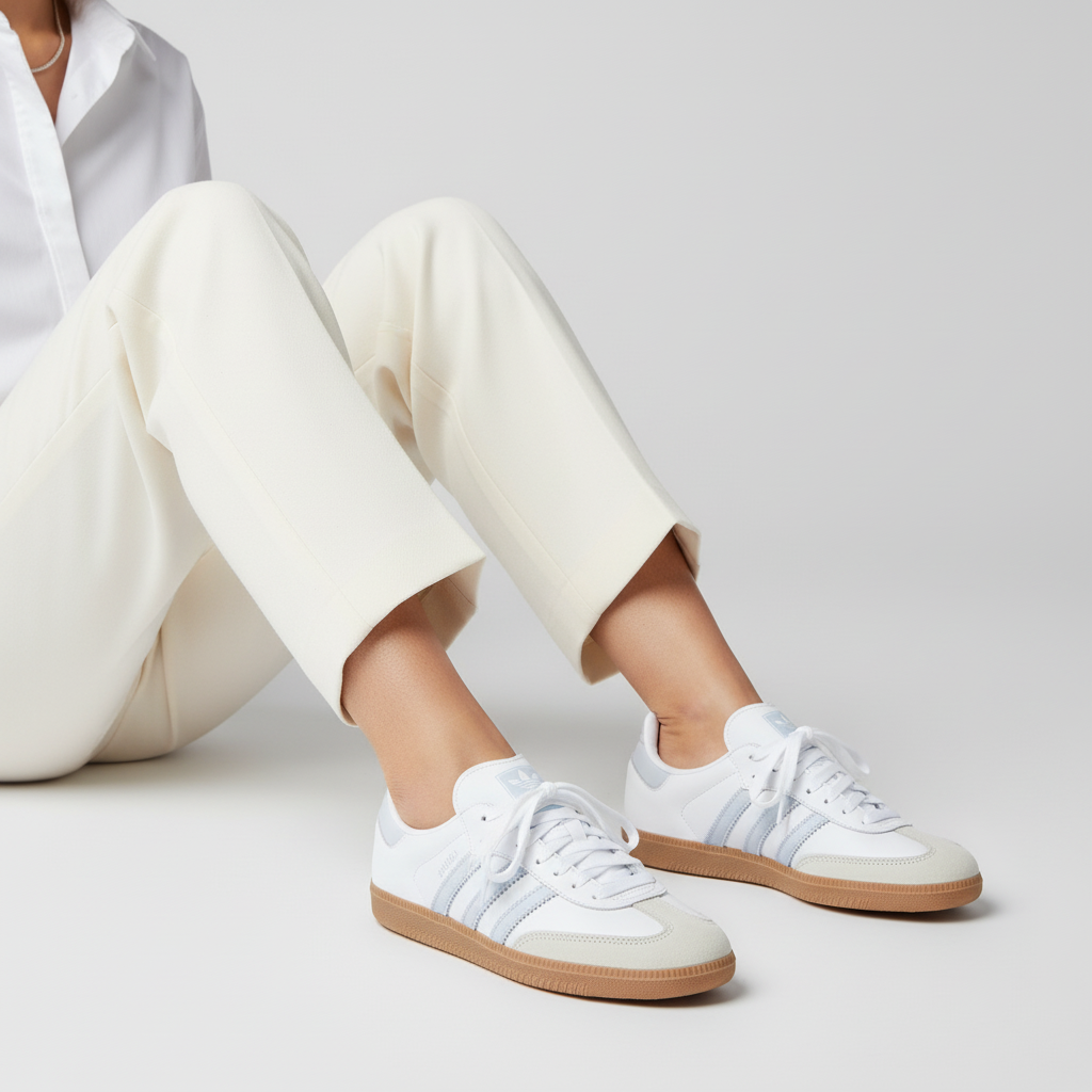 Order (W) adidas Samba OG 'Putih Halo Biru Gum' IE0877