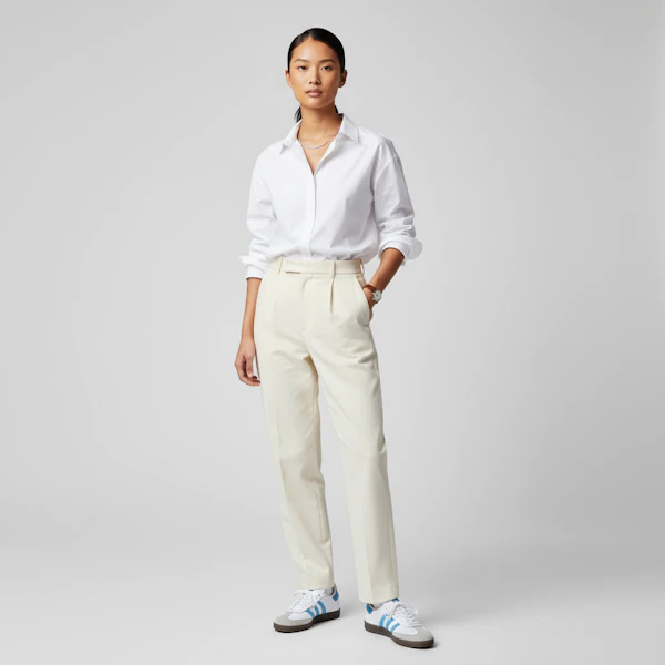 (W) adidas Samba OG 'Putih Halo Biru Gum' IE0877 Lookbook (W) adidas Samba OG 'Putih Halo Biru Gum' IE0877