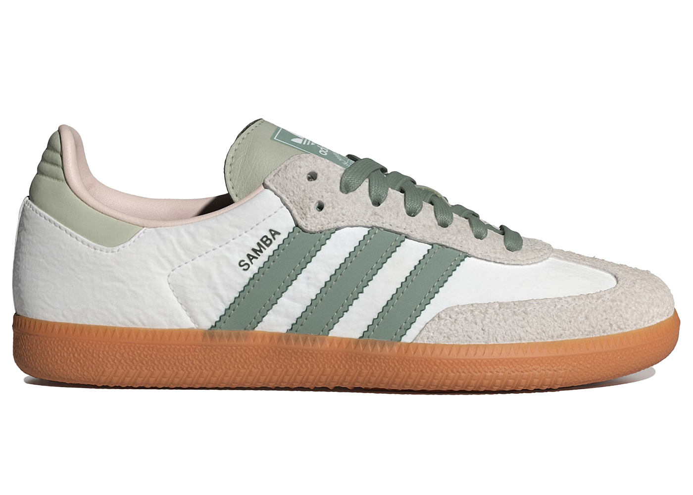 (Women) adidas Samba OG ‘White Silver Green’ ID0492