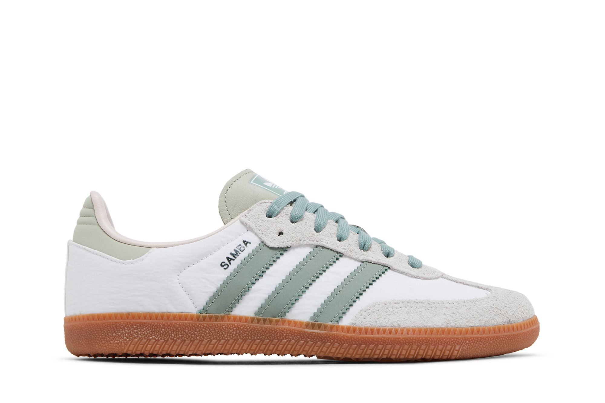 (Women) adidas Samba OG 'White Silver Green' ID0492