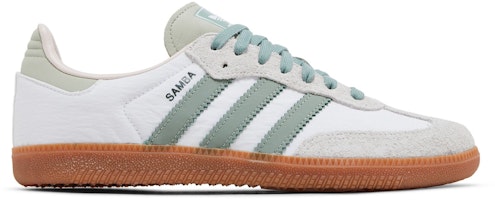 (Women) adidas Samba OG 'White Silver Green' ID0492 (Women) adidas Samba OG 'White Silver Green' ID0492