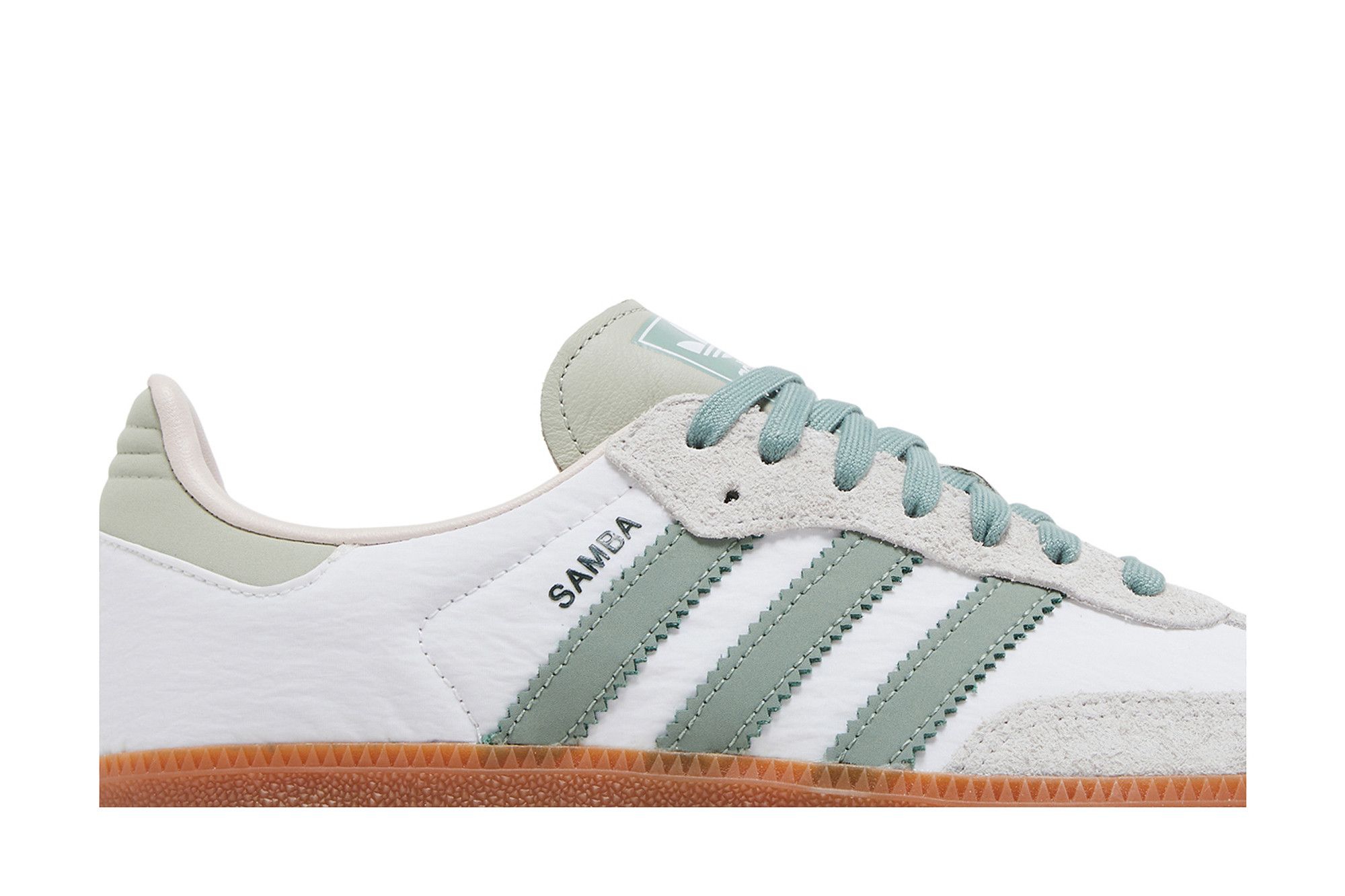 Shop (W) adidas Samba OG 'Putih Perak Hijau' ID0492
