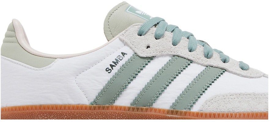 (W) adidas Samba OG 'Putih Perak Hijau' ID0492 Shop (W) adidas Samba OG 'Putih Perak Hijau' ID0492