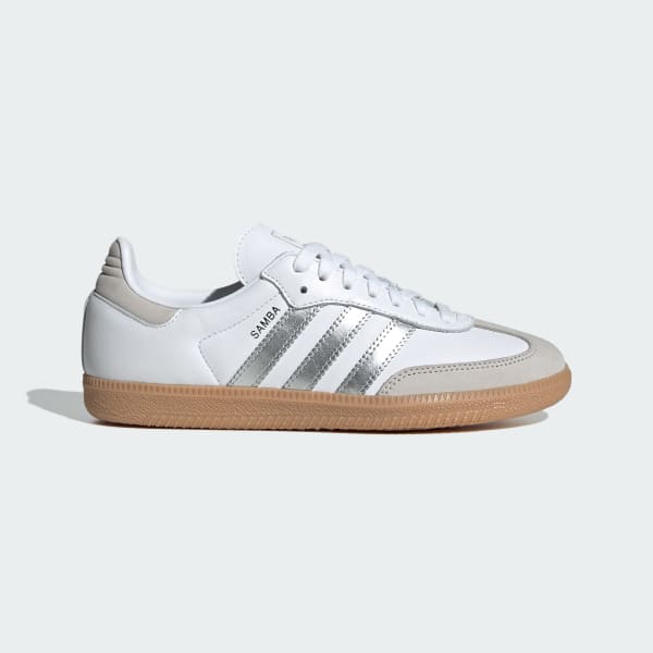 Buy (Women) adidas Samba OG 'White Silver Metallic Grey' JI2725