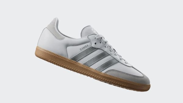 Lookbook (Women) adidas Samba OG 'White Silver Metallic Grey' JI2725