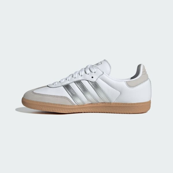 Cheap (Women) adidas Samba OG 'White Silver Metallic Grey' JI2725