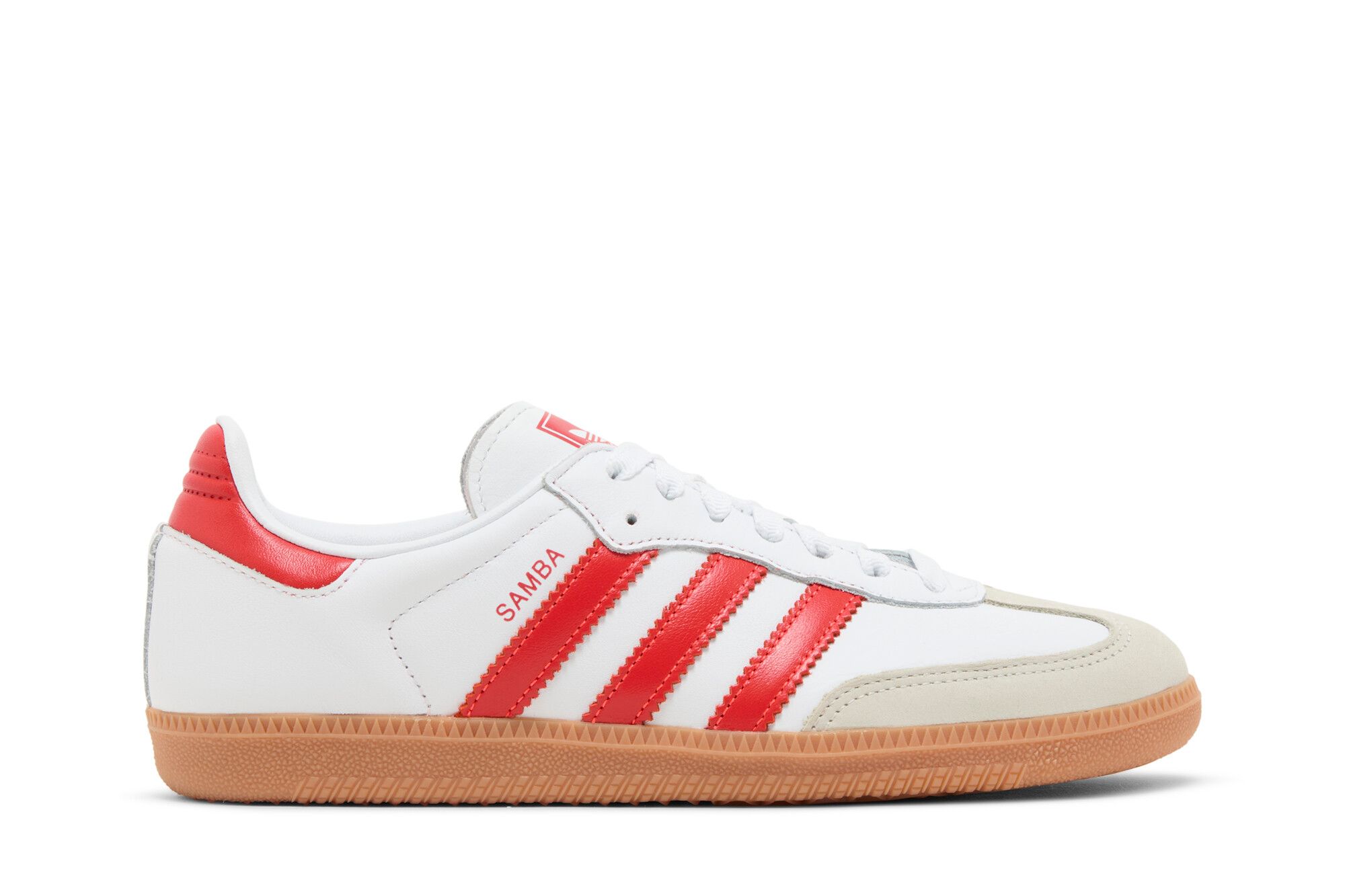 (Women) adidas Samba OG 'White Solar Red Gum' IF6513