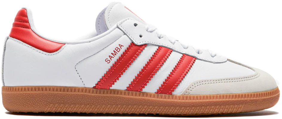 (Women) adidas Samba OG 'White Solar Red Gum' IF6513 Buy (Women) adidas Samba OG 'White Solar Red Gum' IF6513