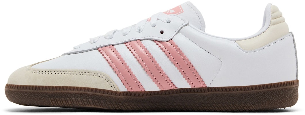 (Women) adidas Samba OG 'White Wonder Mauve' JI2677 Lookbook (Women) adidas Samba OG 'White Wonder Mauve' JI2677