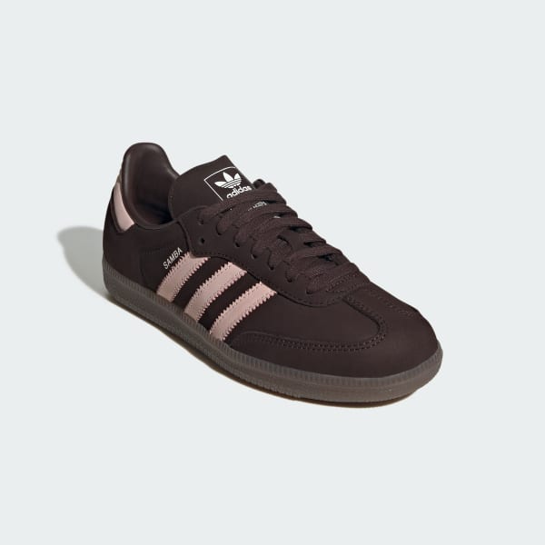 Purchase (Women) Adidas Samba OG Aurora Coffee/Sandy Pink/Cloud White IH9166