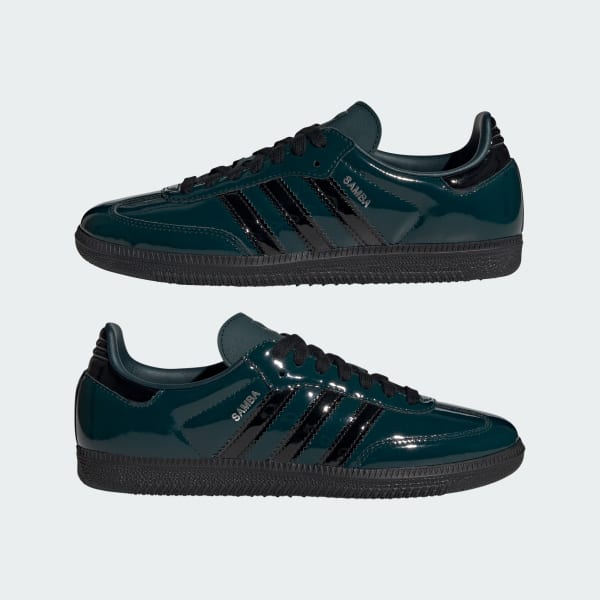 Sizing (W) Adidas Samba OG Aurora Ivy/Hitam Teras/Perak Metalik JR8750