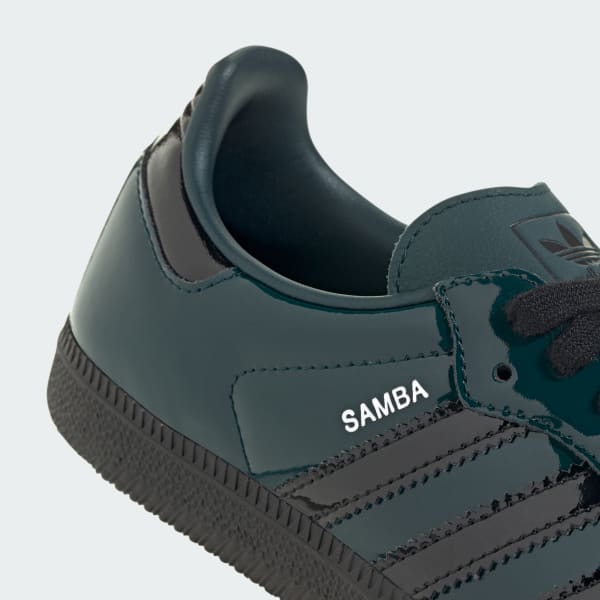 Cheap (W) Adidas Samba OG Aurora Ivy/Hitam Teras/Perak Metalik JR8750