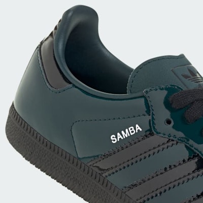 (Women) Adidas Samba OG Aurora Ivy/Core Black/Silver Metallic JR8750 Cheap (Women) Adidas Samba OG Aurora Ivy/Core Black/Silver Metallic JR8750