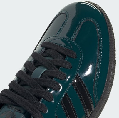 (Women) Adidas Samba OG Aurora Ivy/Core Black/Silver Metallic JR8750 1