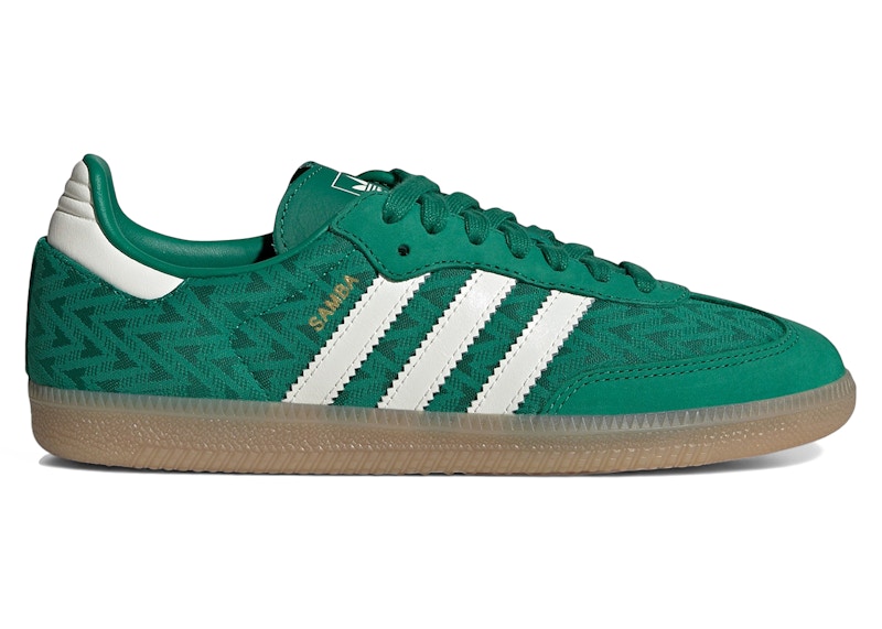 (Women) adidas Samba OG Bold Green Off White Gold IH3976