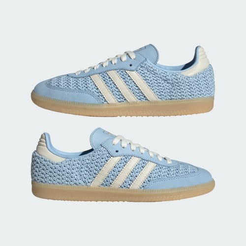 Sizing (W) adidas Samba OG Lichtblauw/Wit/Gum Zool LA7814