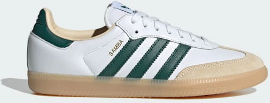 Adidas Samba OG Cloud White/Collegiate Green/Gum JS3831 Buy Adidas Samba OG Cloud White/Collegiate Green/Gum JS3831