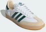 Shop Adidas Samba OG Cloud White/Collegiate Green/Gum JS3831
