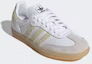 Shop (W) adidas Samba OG 白色/黃雙色/生膠 LA0972