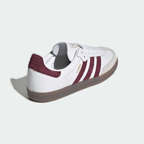 Purchase (W) adidas Samba OG 雲白/酒紅/生膠 LA0973