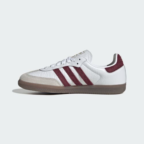 Details for (W) adidas Samba OG 雲白/酒紅/生膠 LA0973