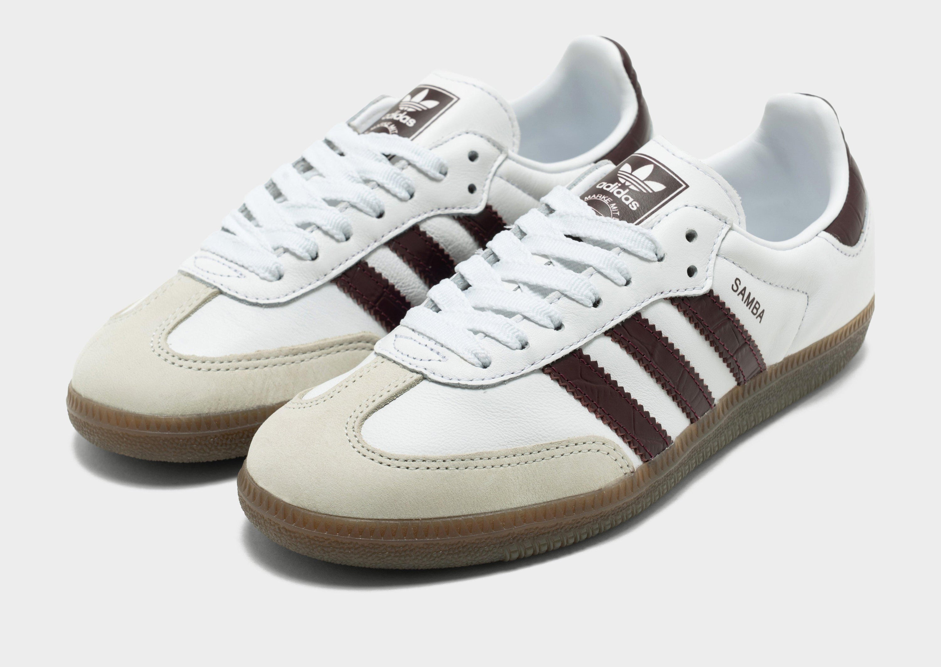 Order (W) 阿迪达斯 adidas Samba OG 云白酒红色休闲鞋 KJ7456