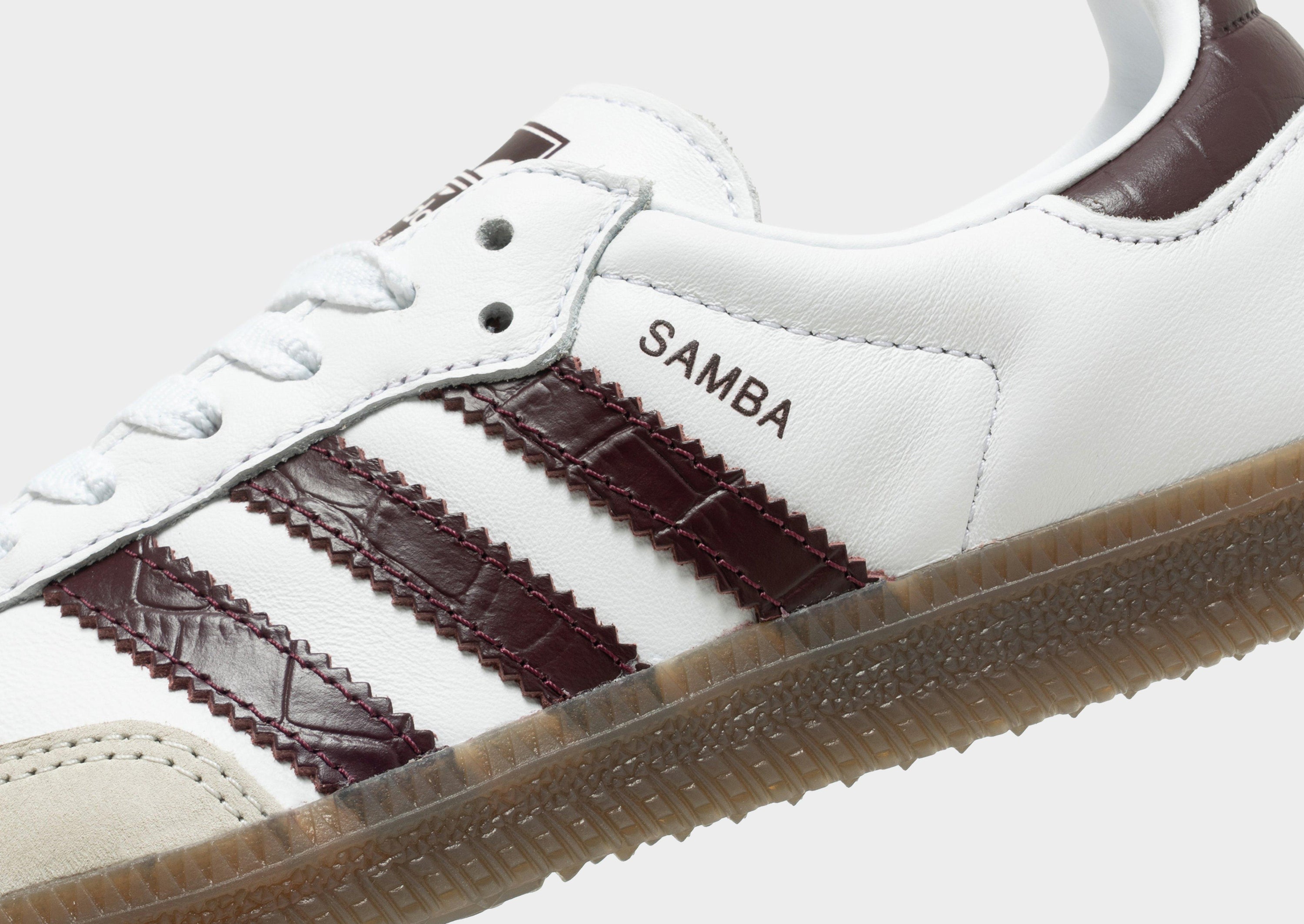 Shop (W) 阿迪达斯 adidas Samba OG 云白酒红色休闲鞋 KJ7456