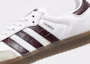 Shop (W) 阿迪达斯 adidas Samba OG 云白酒红色休闲鞋 KJ7456