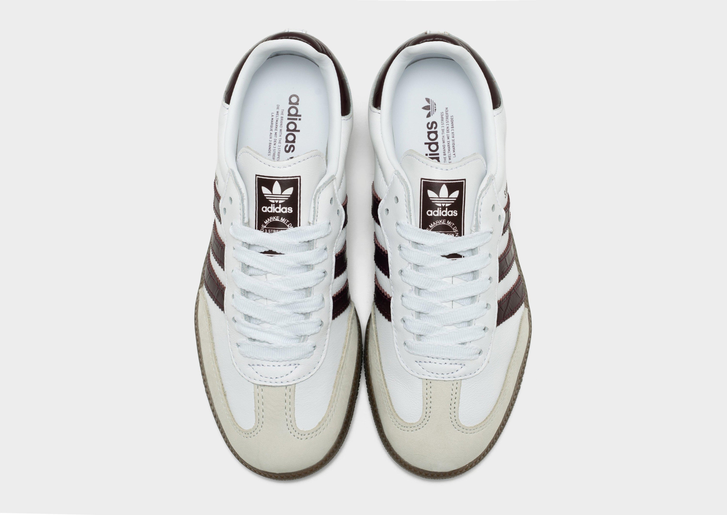 Purchase (W) 阿迪达斯 adidas Samba OG 云白酒红色休闲鞋 KJ7456