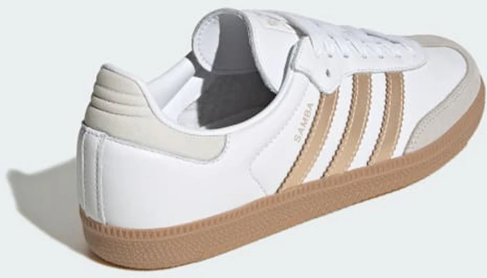 (Women) adidas Samba OG Cloud White/Wonder Gold Met /Grey One IH9127 Sizing (Women) adidas Samba OG Cloud White/Wonder Gold Met /Grey One IH9127
