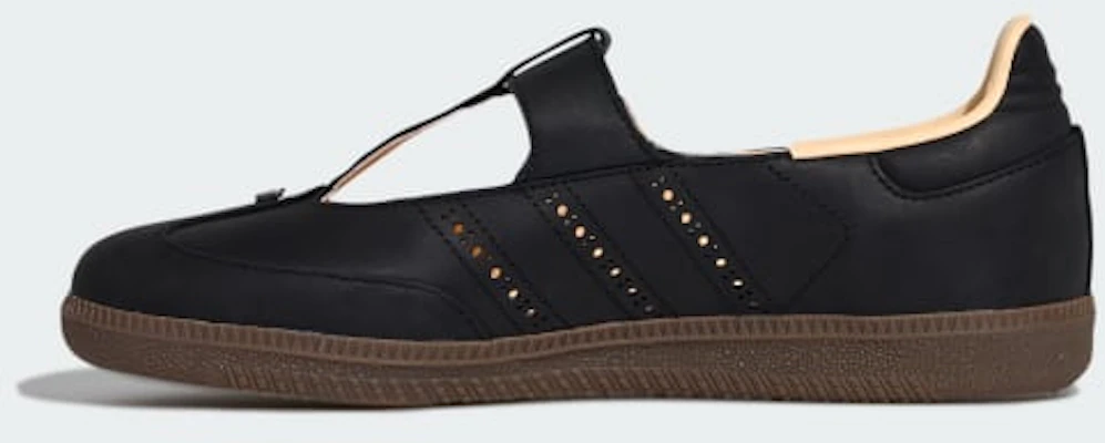 (Women) adidas Samba OG Core Black/Crystal Sand/Gum KJ3970 Details for (Women) adidas Samba OG Core Black/Crystal Sand/Gum KJ3970