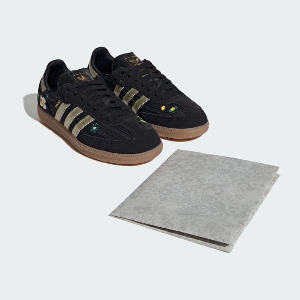 Order (W) Adidas Samba OG Hitam/Gold Metallic/Gum IH1331