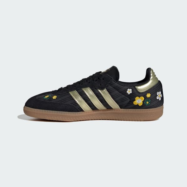 Sizing (W) Adidas Samba OG Hitam/Gold Metallic/Gum IH1331