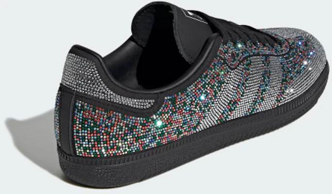 (Women) Adidas Samba OG Core Black/Silver Metallic/Core Black KJ2510 Details for (Women) Adidas Samba OG Core Black/Silver Metallic/Core Black KJ2510