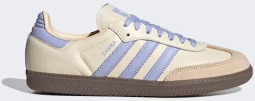 (Women) Adidas Samba OG Cream White/Violet Tone/Sand Strata JI2678 (Women) Adidas Samba OG Cream White/Violet Tone/Sand Strata JI2678