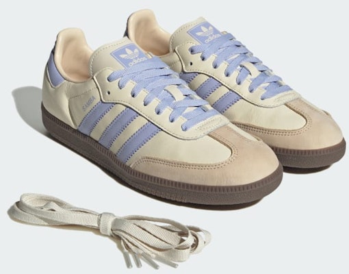 (W) Adidas Samba OG Crema Blanco/Violeta/Sand Strata JI2678 Cheap (W) Adidas Samba OG Crema Blanco/Violeta/Sand Strata JI2678