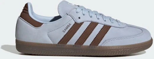 (Women) adidas Samba OG Crystal Sky/Earth Strata/Cloud White IH9167 (Women) adidas Samba OG Crystal Sky/Earth Strata/Cloud White IH9167