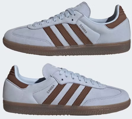 (Women) adidas Samba OG Crystal Sky/Earth Strata/Cloud White IH9167 Cheap (Women) adidas Samba OG Crystal Sky/Earth Strata/Cloud White IH9167